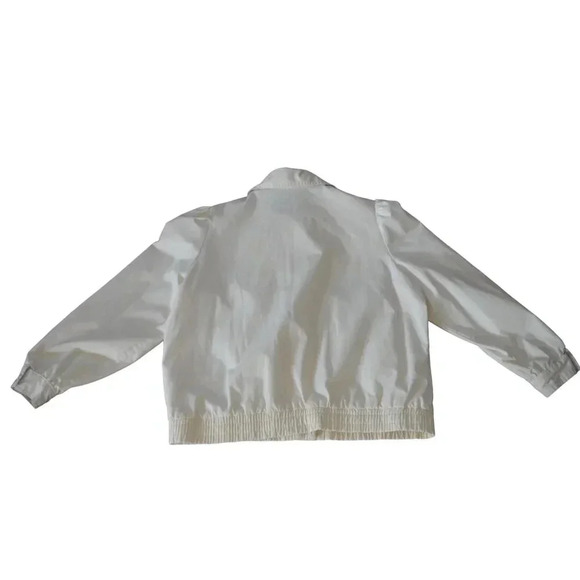 Current Seen Women's Vintage White Cotton/Polyester Jacket L - Picture 3 of 8